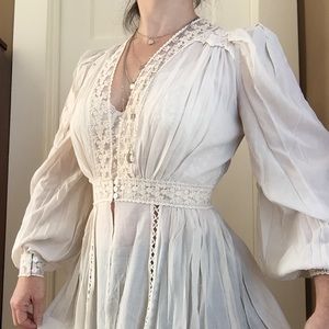 Le Gauze Lace Duster by Spell